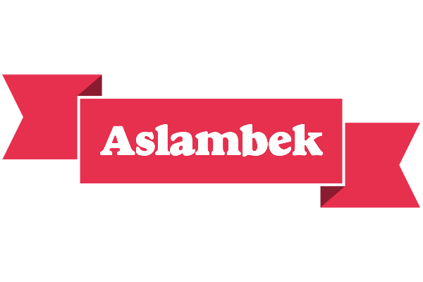 Aslambek sale logo