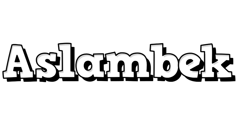 Aslambek snowing logo