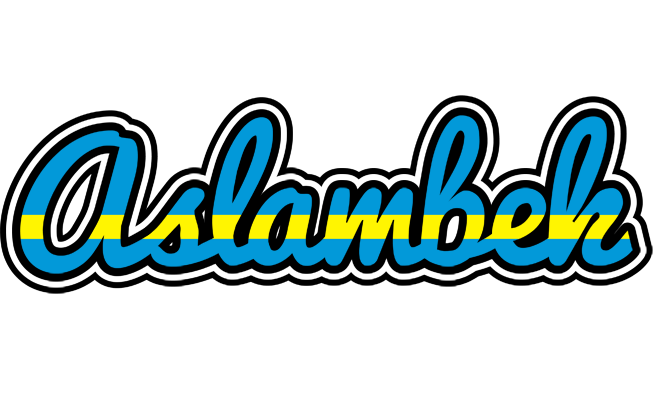 Aslambek sweden logo
