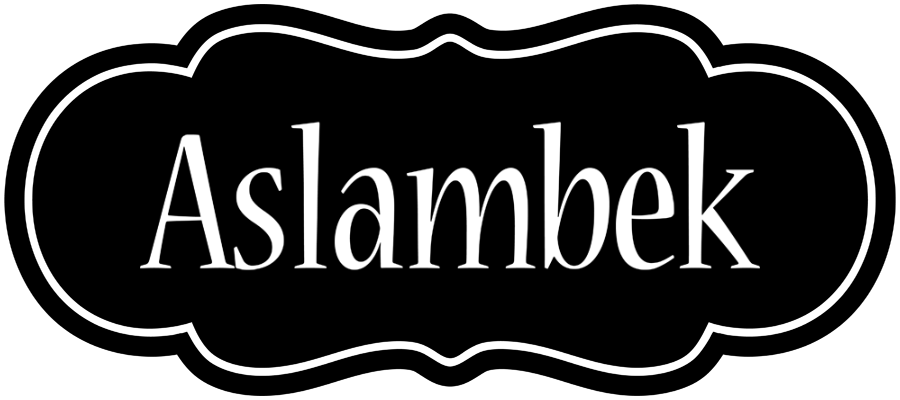 Aslambek welcome logo