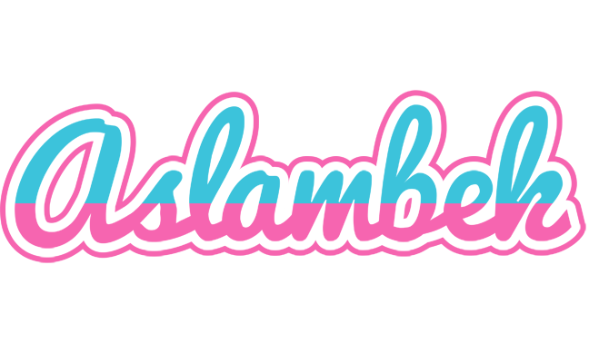 Aslambek woman logo