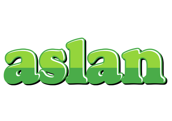 Aslan apple logo