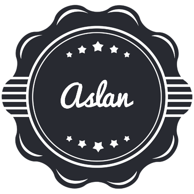 Aslan badge logo