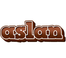 Aslan brownie logo