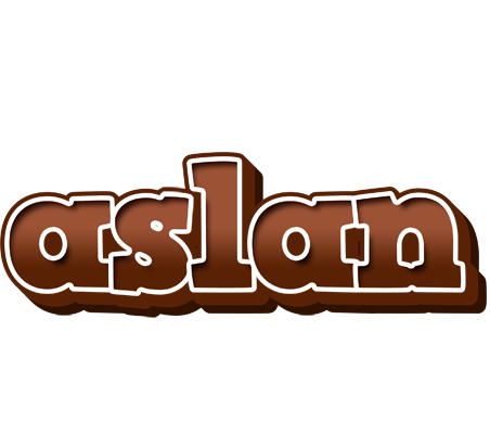 Aslan brownie logo
