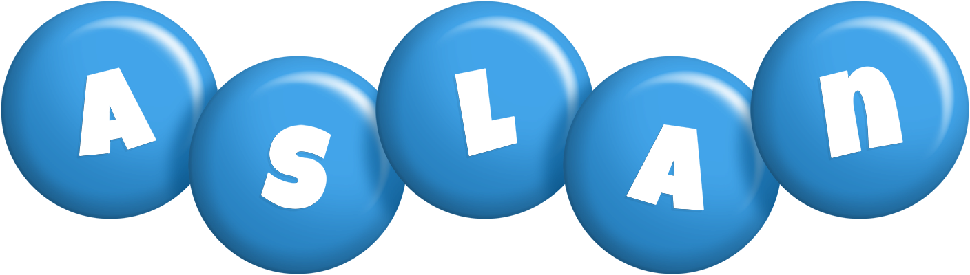 Aslan candy-blue logo