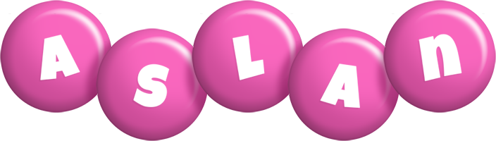 Aslan candy-pink logo