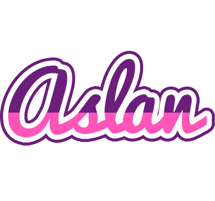 Aslan cheerful logo