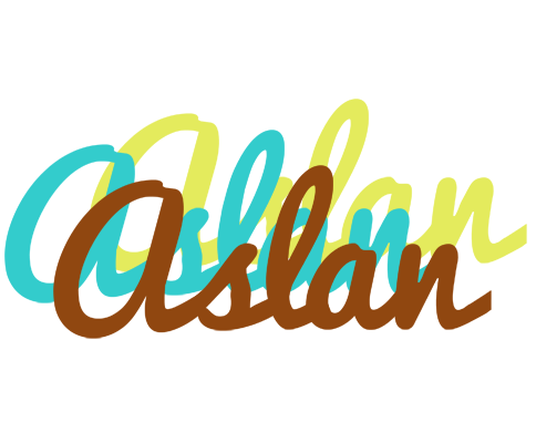 Aslan cupcake logo