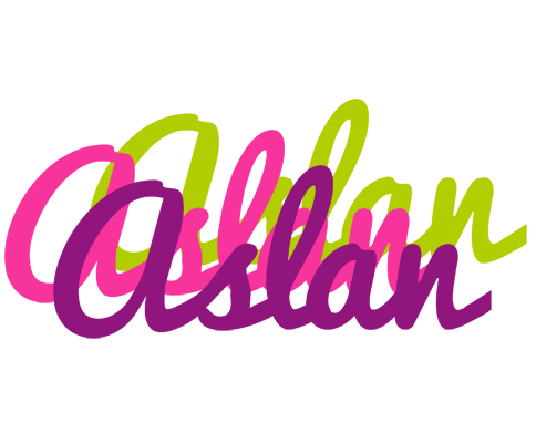 Aslan flowers logo