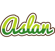 Aslan golfing logo