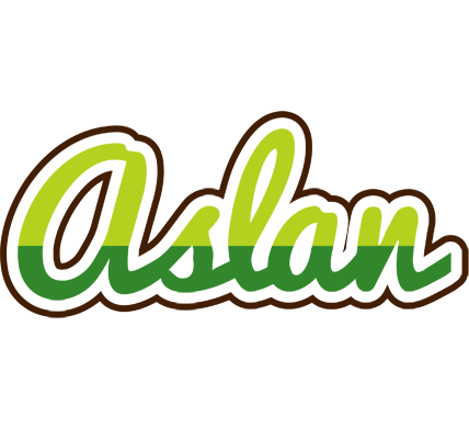 Aslan golfing logo