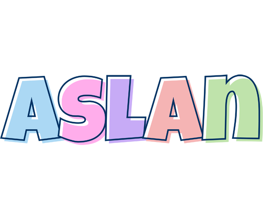Aslan pastel logo