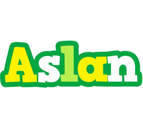 Aslan soccer logo