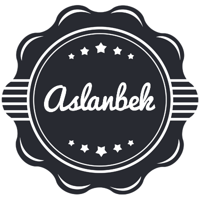 Aslanbek badge logo