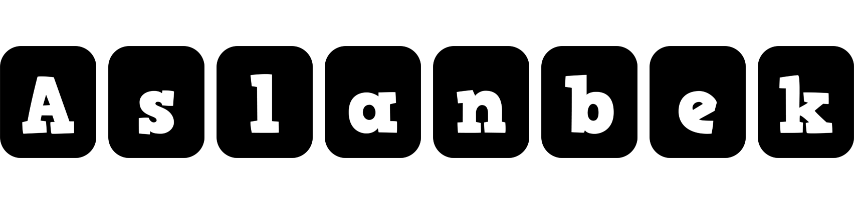 Aslanbek box logo