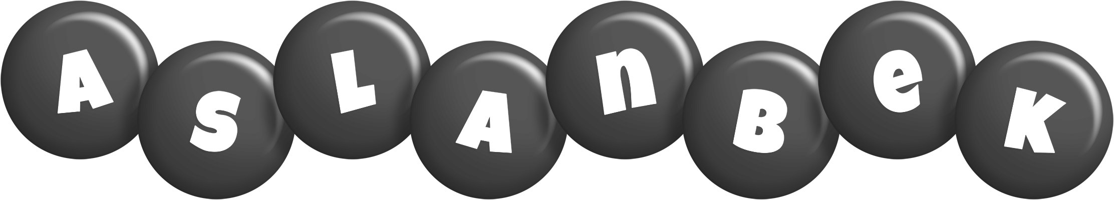 Aslanbek candy-black logo