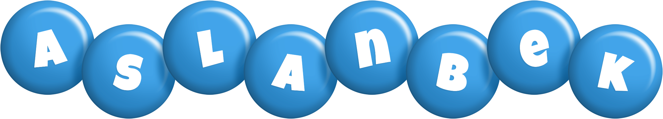 Aslanbek candy-blue logo