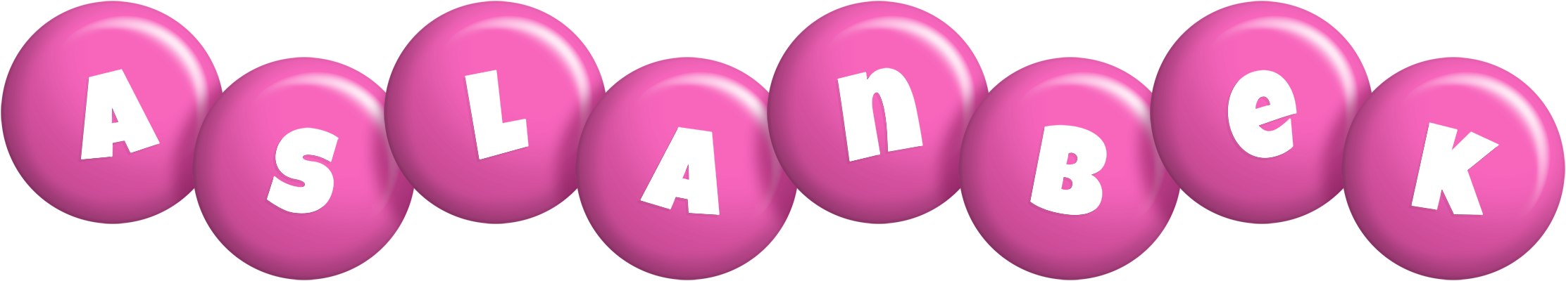 Aslanbek candy-pink logo