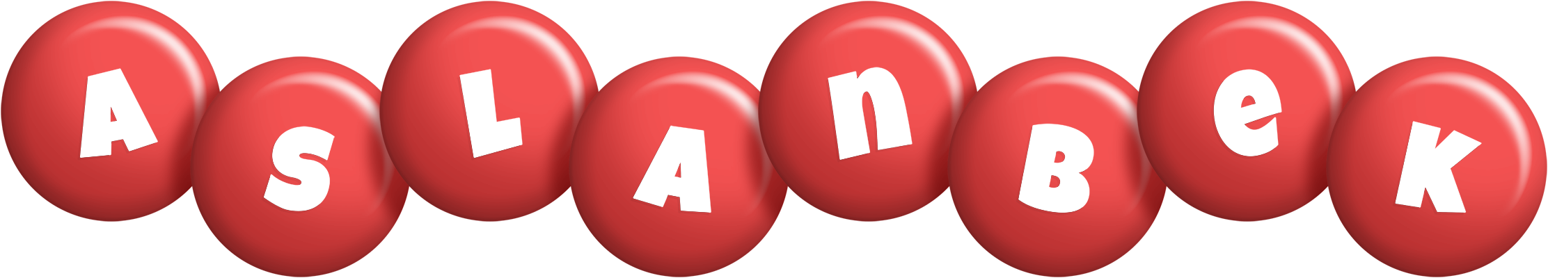 Aslanbek candy-red logo