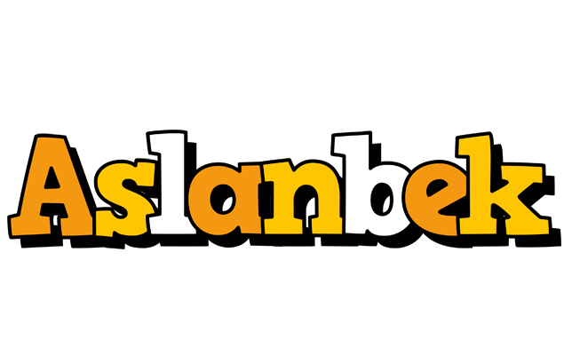 Aslanbek cartoon logo