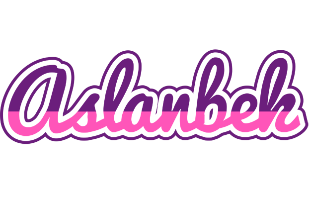 Aslanbek cheerful logo