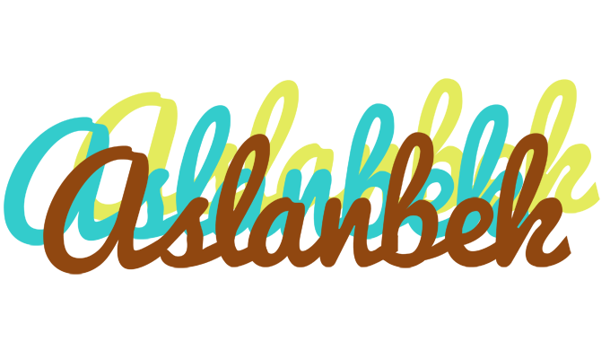 Aslanbek cupcake logo
