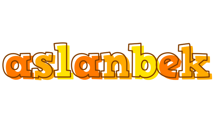 Aslanbek desert logo
