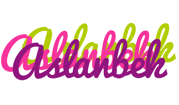 Aslanbek flowers logo