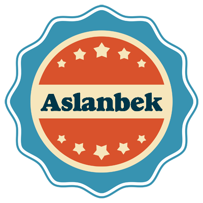 Aslanbek labels logo