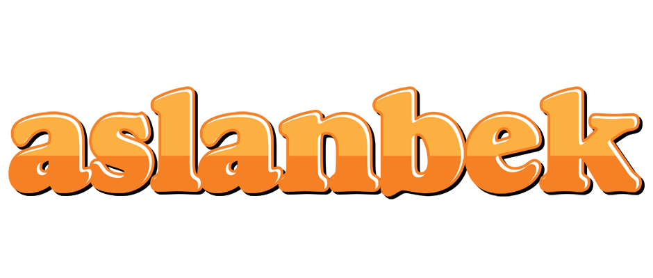 Aslanbek orange logo
