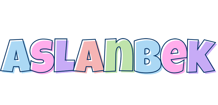 Aslanbek pastel logo