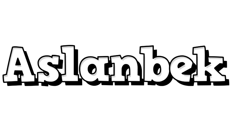 Aslanbek snowing logo