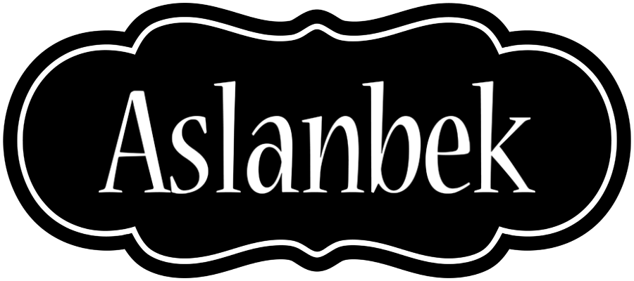 Aslanbek welcome logo