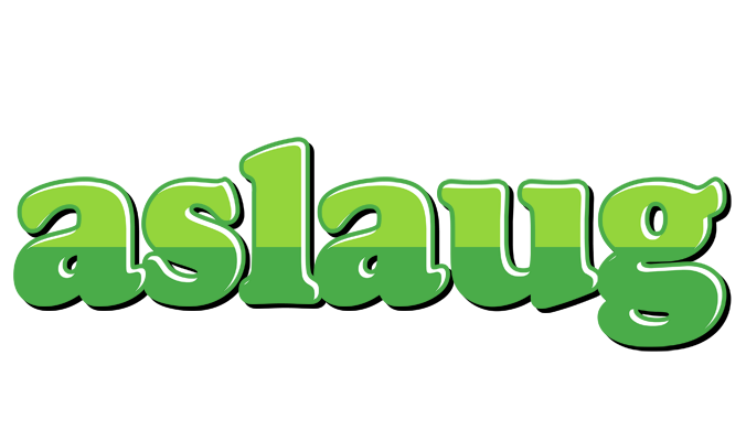 Aslaug apple logo