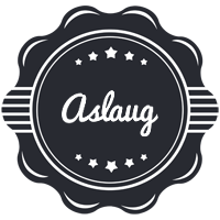 Aslaug badge logo