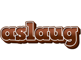 Aslaug brownie logo