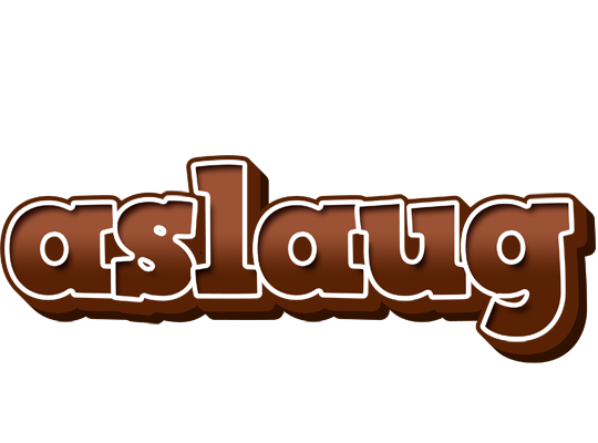 Aslaug brownie logo