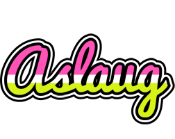 Aslaug candies logo