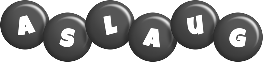 Aslaug candy-black logo