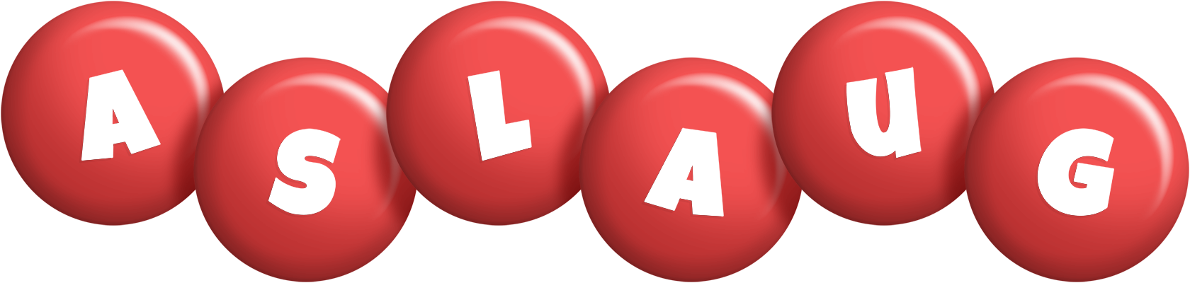 Aslaug candy-red logo