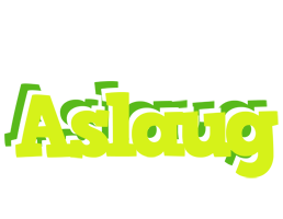 Aslaug citrus logo