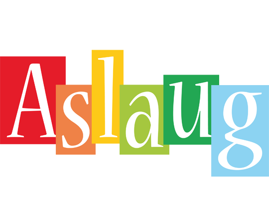 Aslaug colors logo