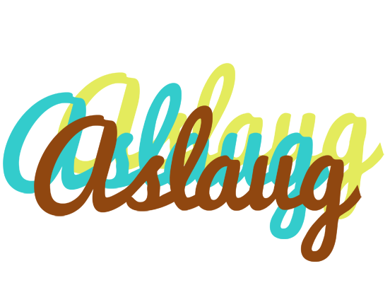 Aslaug cupcake logo