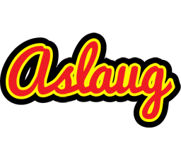 Aslaug fireman logo