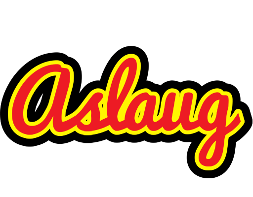 Aslaug fireman logo