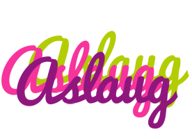 Aslaug flowers logo