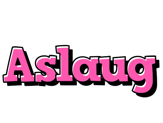 Aslaug girlish logo