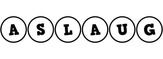 Aslaug handy logo