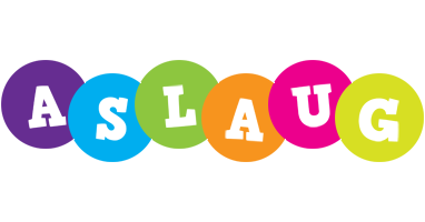 Aslaug happy logo